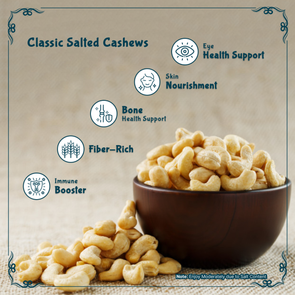 Classic Salted Cashews Benefits